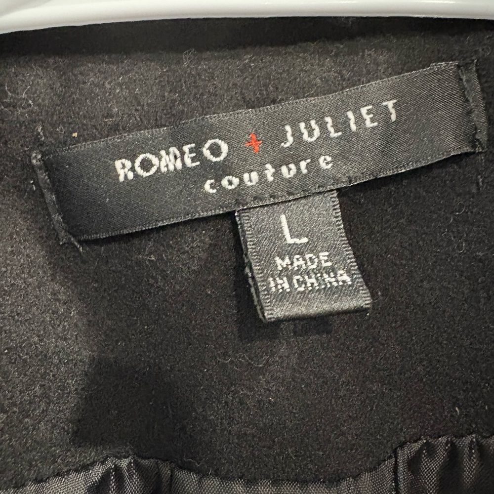 Romeo & Juliet Couture Black Blazer with Gold Buttons - Picture 3 of 14